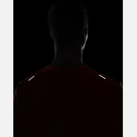 Nike Trail Dri-FIT Rise 365 Men's Short-Sleeve Running Gym Top Orange XL - Picture 8 of 8